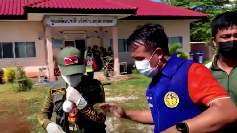 Youngsters among something like 34 individuals killed in nursery shooting in Thailand