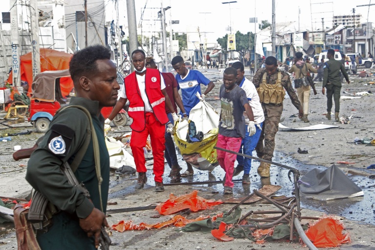 Two Heavy Explosions Targeted in Busy Area in Mogadishu Leaving Many Civilians Dead